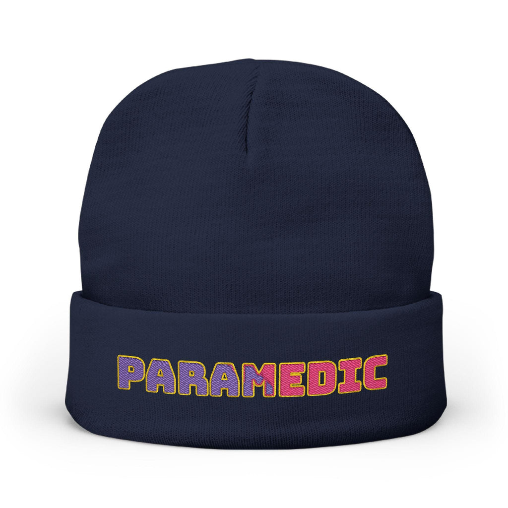 Embroidered Paramedic Beanie, Cotton Acrylic Blend Medic Hat