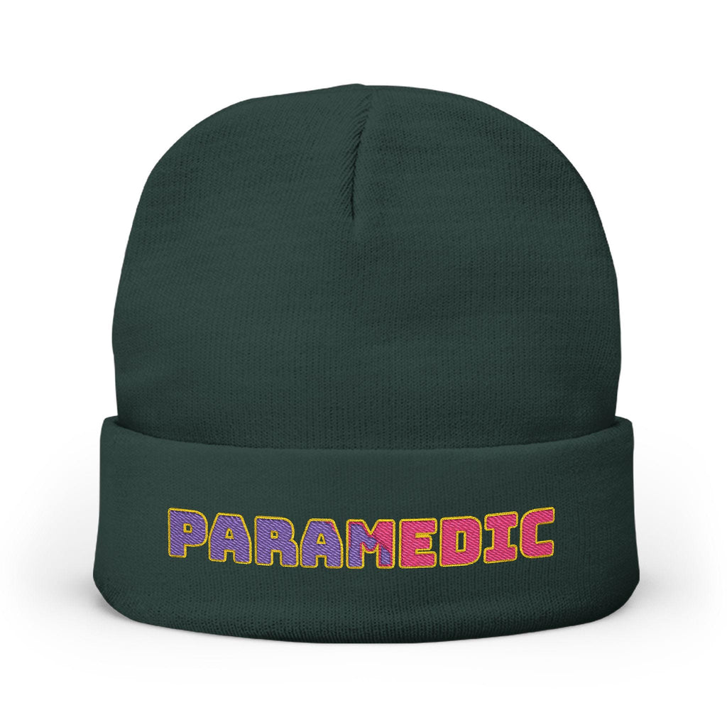 Embroidered Paramedic Beanie, Cotton Acrylic Blend Medic Hat