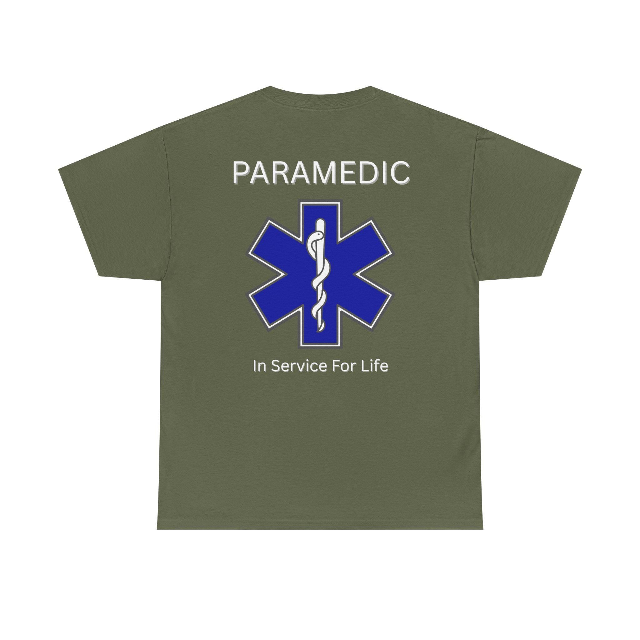 Personalized Paramedic EMS Job Shirt, Custom Medic T-Shirt Gift