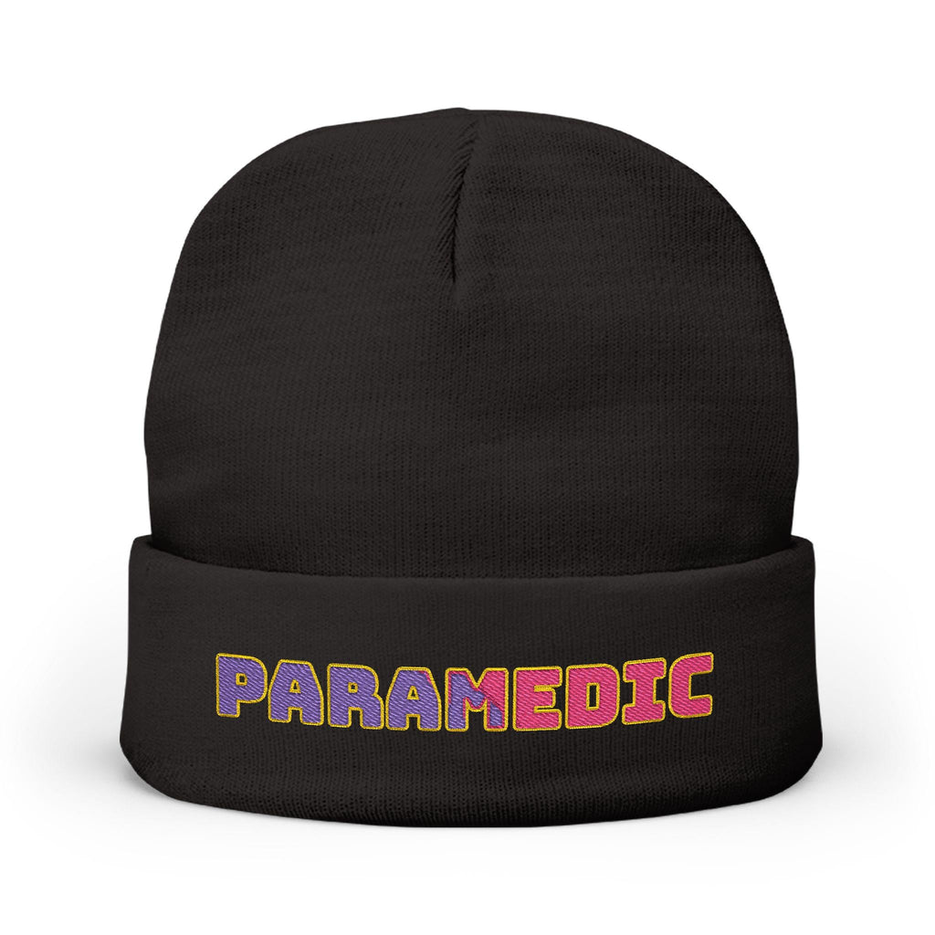 Embroidered Paramedic Beanie, Cotton Acrylic Blend Medic Hat