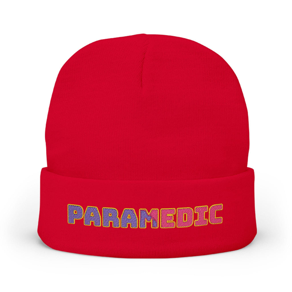Embroidered Paramedic Beanie, Cotton Acrylic Blend Medic Hat