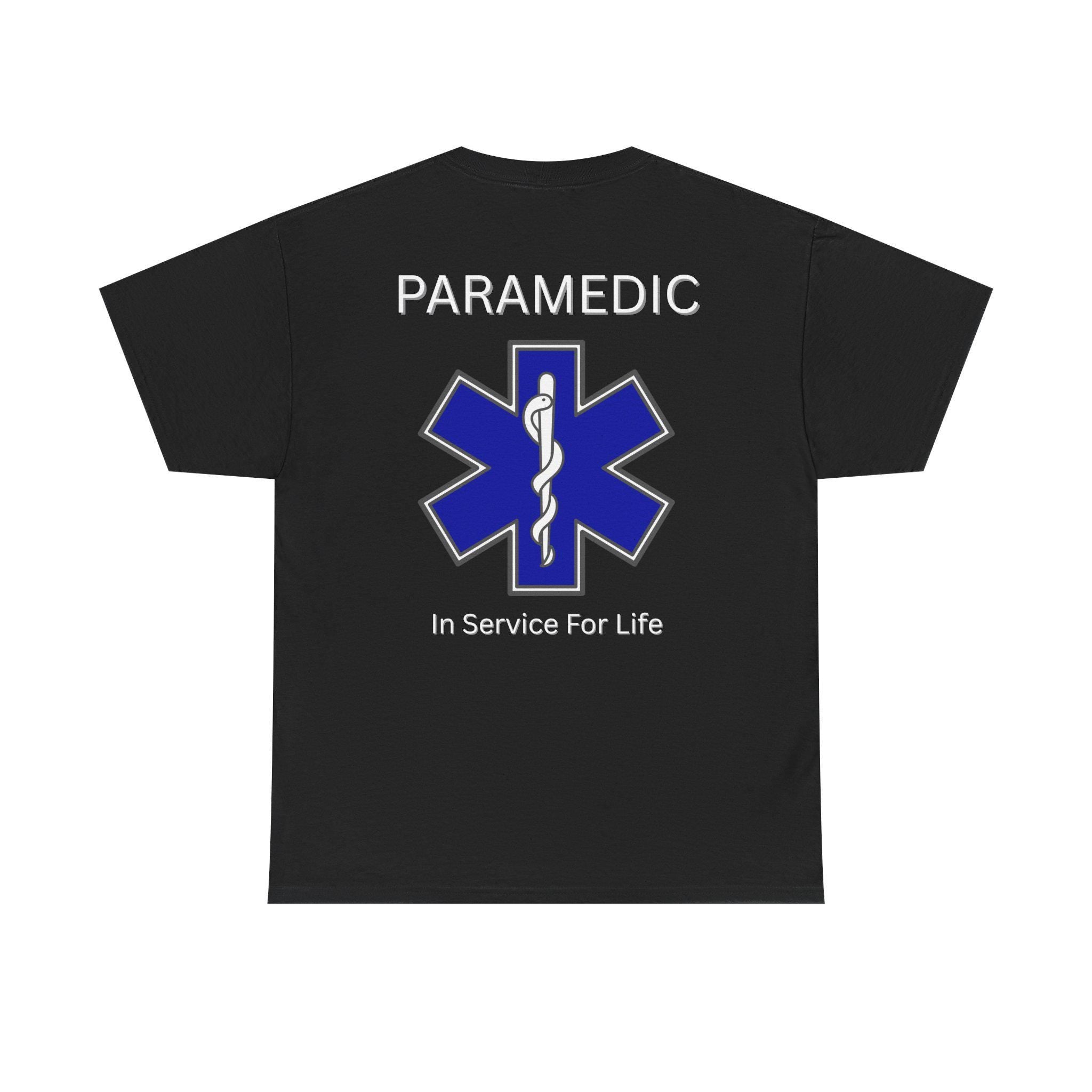 Personalized Paramedic EMS Job Shirt, Custom Medic T-Shirt Gift