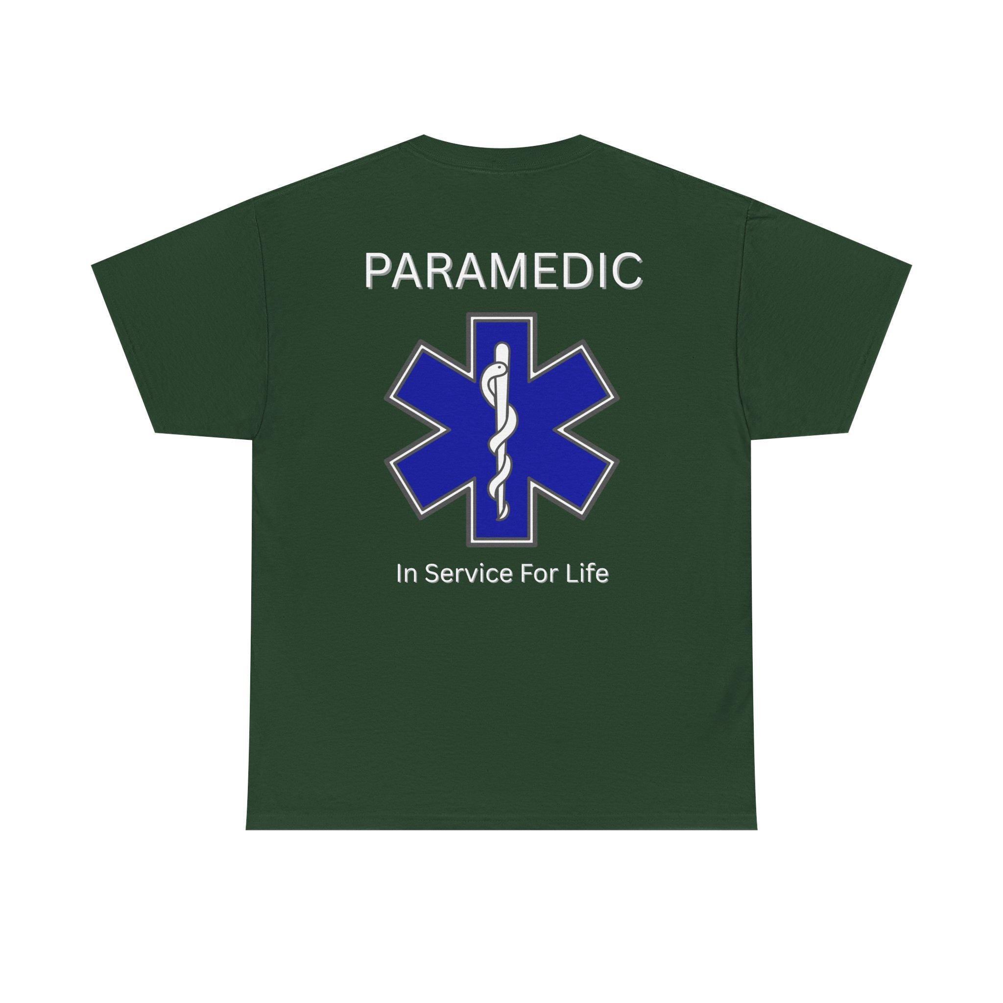 Personalized Paramedic EMS Job Shirt, Custom Medic T-Shirt Gift