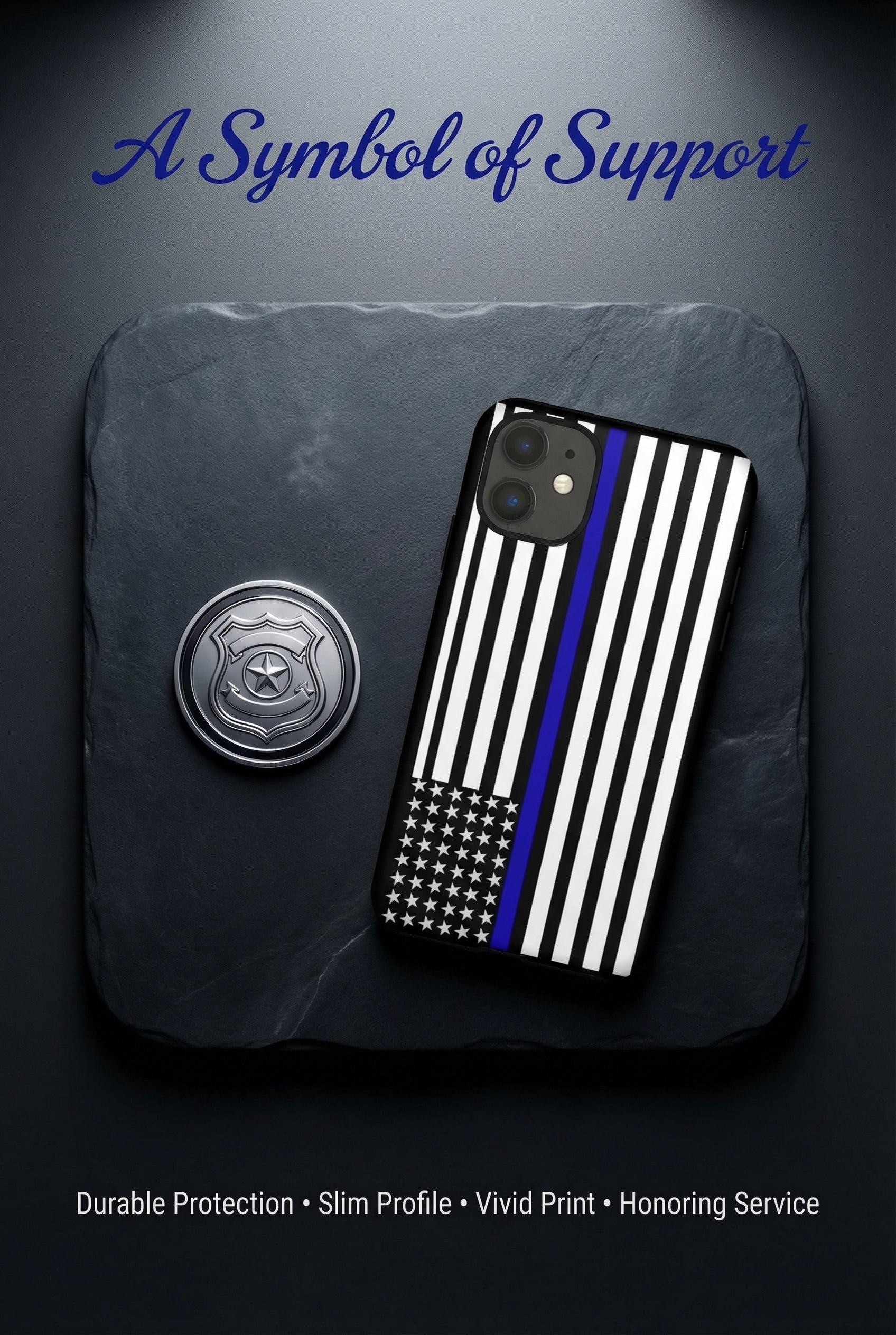 Thin Blue Line Flag Phone Case | Thin Blue line